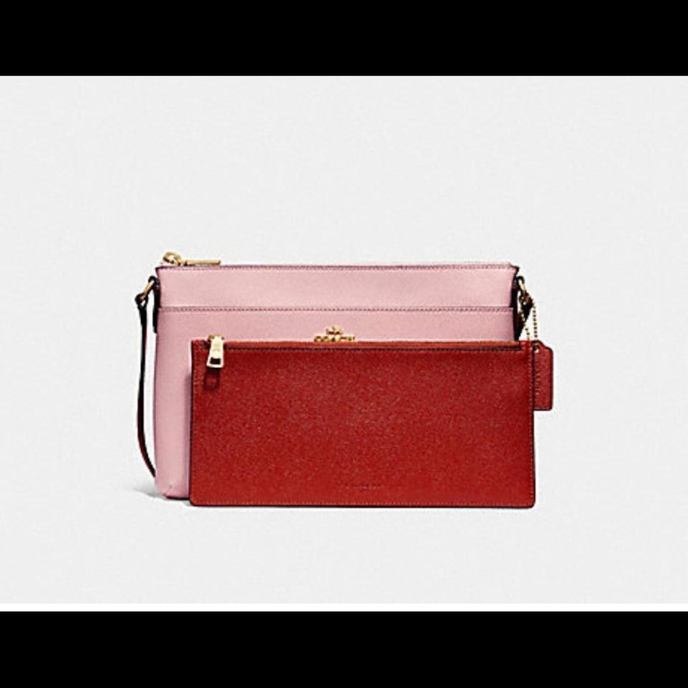 NWT Coach East/West Pop Blush Terracotta Crossbody